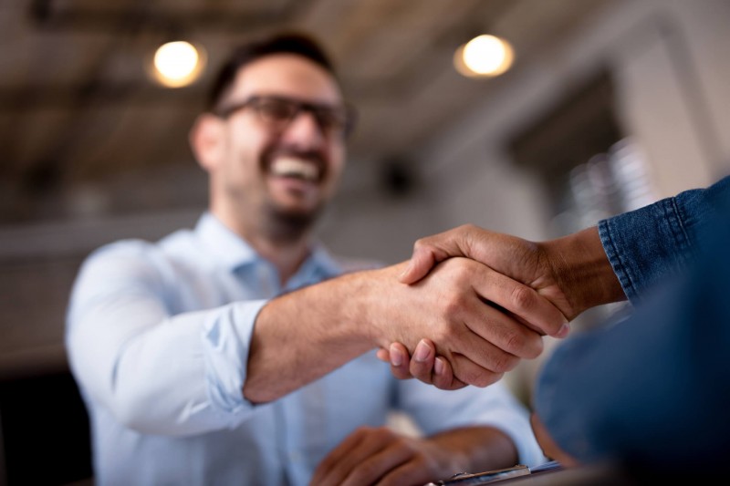 Recruiter aan het werk
